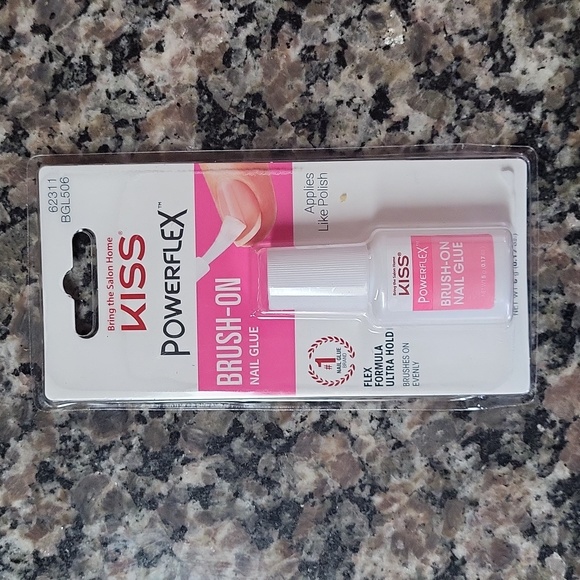 Kiss Makeup Kiss Powerflex Brush On Nail Glue New 5 G Flex Formula